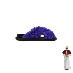 Marni Blue Fussbelt Sandals